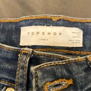 Topshop Jamie jeans 10” high rise